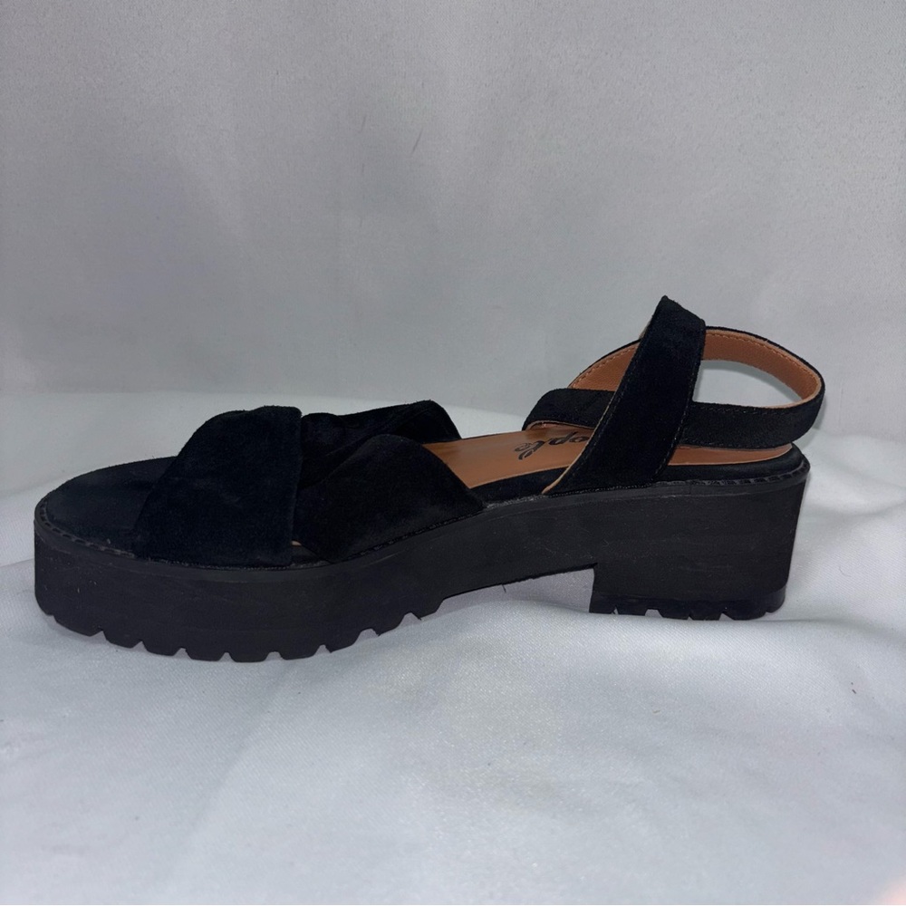 FREE PEOPLE ESSEX SANDAL Womens Leather Ankle Strap Platform Sandals - Picture 8 of 10